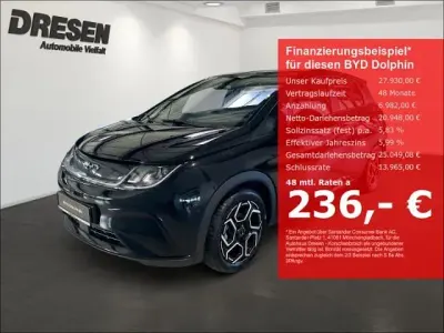 Ny BYD Dolphin Comfort 150 kW (204 HK) 2026 Sort Hatchback