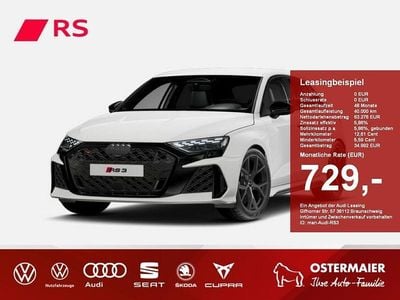 Nuova Audi RS3 Ambiente 400 CV (294 kW) 2026 Bianco Berlina
