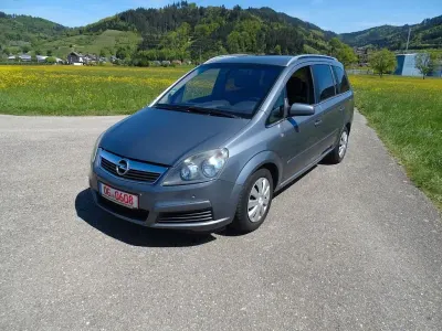 Gebraucht Opel Zafira Cosmo 140 PS (102 kW) 2005 Silber Van / Kleinbus