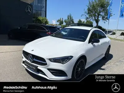 Gebraucht Mercedes CLA250e Night 218 PS (160 kW) 2021 Weiß Coupé