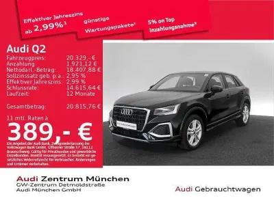 Gebraucht Audi Q2 Advanced Plus 110 PS (80 kW) 2022 Brillantschwarz SUV