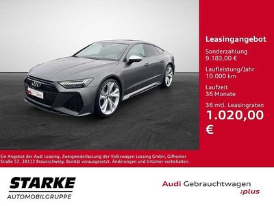 Grau (daytona matteffektlackierung a) Gebraucht 2022 Audi RS7 Sportback Ambiente Kleinwagen | 91.830 € (Superpreis)