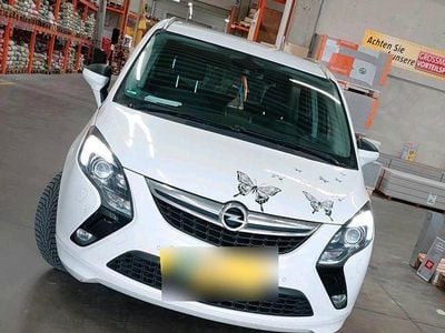 Gebraucht Opel Zafira Tourer OPC 131 PS (96 kW) 2013 Weiß Van / Kleinbus