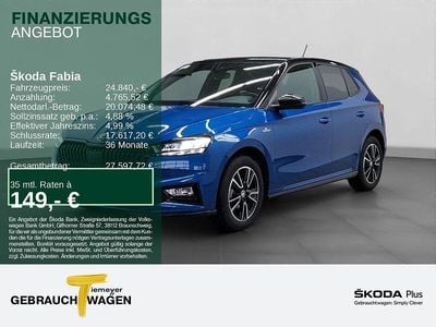 Usata Skoda Fabia Monte Carlo 150 CV (110 kW) 2024 Blu Utilitaria