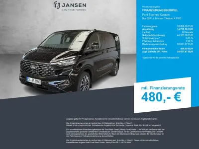 Gebraucht Ford Tourneo Custom Titanium X 170 PS (125 kW) 2026 Schwarz Van