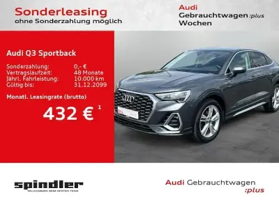 Gebraucht Audi Q3 Sportback S-Line 150 PS (110 kW) 2022 Daytonagrau perleffekt SUV