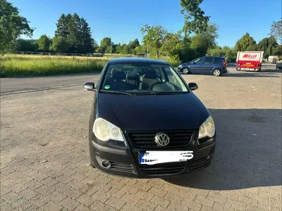 Gebraucht VW Polo Trendline 60 PS (44 kW) 2008 Schwarz Kleinwagen