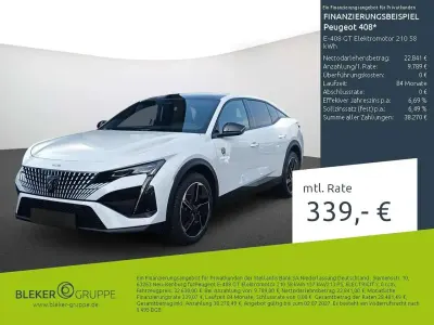 Gebraucht Peugeot 408 GT 156 kW (213 PS) 2025 Lackierung okenitweiss/typ aussenverkleidung metalliclackierung SUV