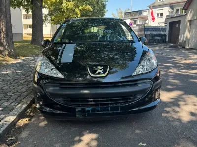 Gebraucht Peugeot 207 2007 Schwarz Kleinwagen