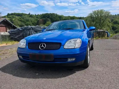 Gebraucht Mercedes SLK200 136 PS (100 kW) 1998 Blau Cabrio