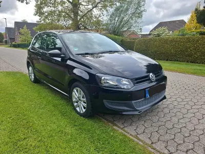 Gebraucht VW Polo Trendline 75 PS (55 kW) 2010 Schwarz Kleinwagen