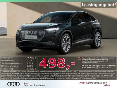 Gebraucht Audi Q4 Sportback e-tron Ambiente 210 kW (286 PS) 2025 Mythosschwarz metallic SUV
