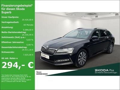 Second-hand Skoda Superb Ambition 218 CP (160 kW) 2022 Negru Break