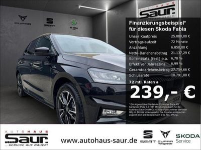 Neu Skoda Fabia Monte Carlo 150 PS (110 kW) 2025 Schwarz Limousine