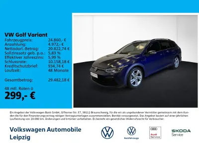 Gebraucht VW Golf VIII R-line 150 PS (110 kW) 2022 Blau Kombi