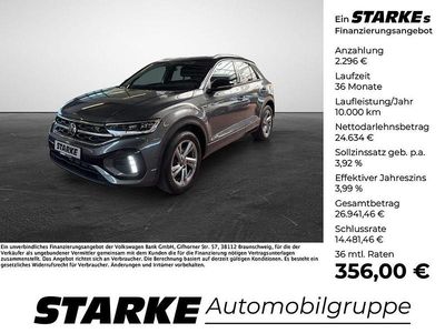 Second-hand VW T-Roc R-line 150 CP (110 kW) 2022 Negru SUV