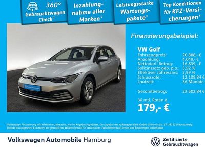 Gebraucht VW Golf VIII Life 131 PS (96 kW) 2023 8e reflexsilber metallic Limousine