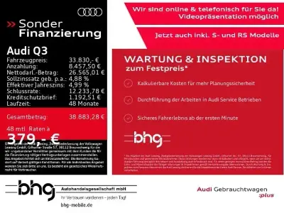 Gebraucht Audi Q3 Advanced 190 PS (139 kW) 2023 Blau SUV