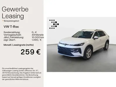 Nowe VW T-Roc Cabriolet Life 150 KM (110 kW) 2026 Biały SUV