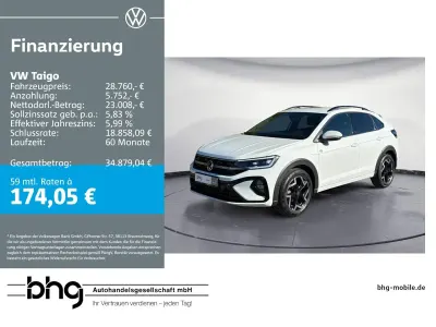 Brugt VW Taigo R-line 150 HK (110 kW) 2025 Hvid SUV