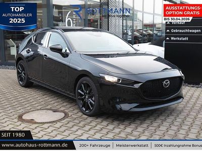 Neu Mazda 3 Nagisa 140 PS (102 kW) 2026 Schwarz Limousine