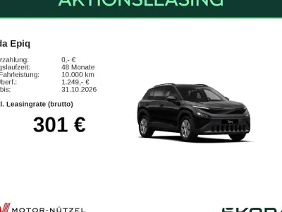 Neu Skoda Epiq Essence 155 kW (211 PS) 2026 Schwarz SUV