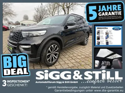 Käytetty Ford Explorer ST-Line 457 HP (336 kW) 2021 Musta Katumaasturi
