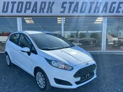 Gebraucht Ford Fiesta Trend 85 PS (62 kW) 2015 Weiß Kleinwagen