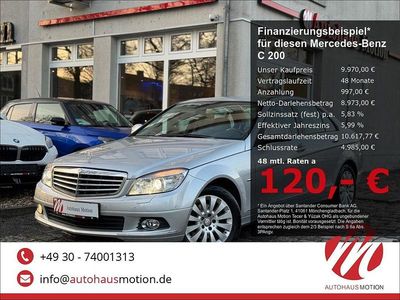 Silber Gebraucht 2007 Mercedes C200 Elegance Limousine | 9.970 € (Etwas zu teuer)
