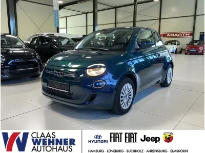 Gebraucht Fiat 500e 86 kW (118 PS) 2023 Ozean grün) (gruen Kleinwagen