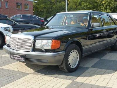 gebraucht Mercedes 560 SEL Autom. 040 schwarz/Velous Dattel