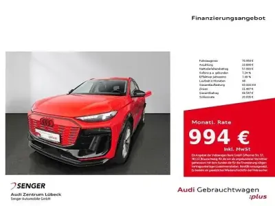 Brugt Audi Q6 e-tron S-Line 284 kW (387 HK) 2025 Rød SUV