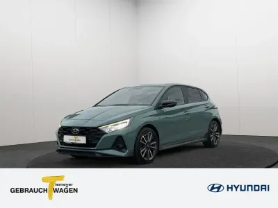 Gebraucht Hyundai i20 N Line 120 PS (88 kW) 2022 Grün Kleinwagen