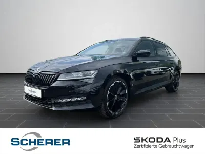 Gebraucht Skoda Superb SportLine 190 PS (139 kW) 2023 Blackmagic perleffekt (metallic) Limousine