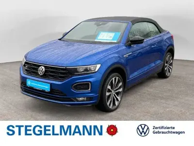 Gebraucht VW T-Roc Cabriolet R-line 150 PS (110 kW) 2020 Ravennablau metallic Cabrio