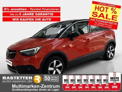 Gebraucht Opel Crossland X Innovation 131 PS (96 kW) 2020 Power orange/diamant schwarz SUV