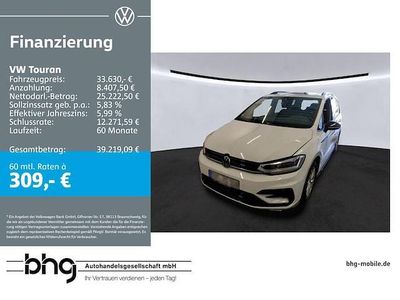 Gebraucht VW Touran Highline 150 PS (110 kW) 2022 Weiß Van / Kleinbus
