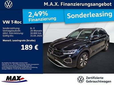 Schwarz Gebraucht 2025 VW T-Roc Goal SUV | 22.279 € (Fairer Preis)
