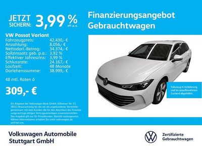 Gebraucht VW Passat Business 150 PS (110 kW) 2024 Oryxweiß perlmutteffekt Kombi