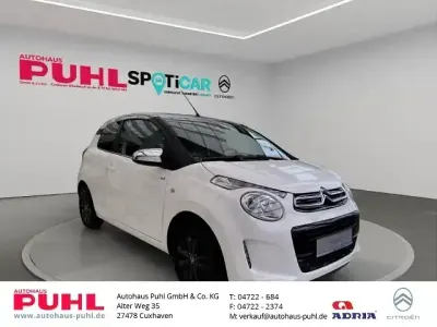 Gebraucht Citroën C1 72 PS (52 kW) 2018 Weiss 068/deckende lackierung Kleinwagen