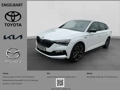 Gebraucht Skoda Scala Monte Carlo 150 PS (110 kW) 2023 Weiss Kleinwagen