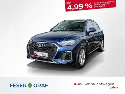 Brugt Audi Q5 S-Line 204 HK (150 kW) 2023 Blå SUV