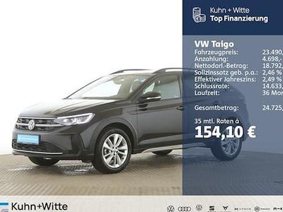 Gebraucht VW Taigo Goal 116 PS (85 kW) 2025 Schwarz SUV