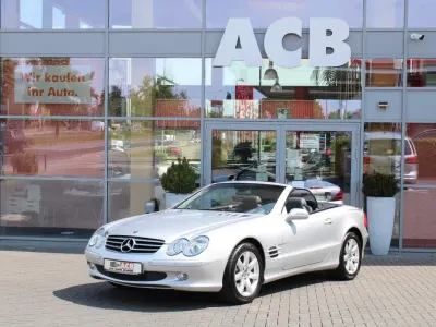 Gebraucht Mercedes SL500 306 PS (225 kW) 2003 Silber Cabrio