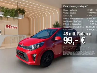 Gebraucht Kia Picanto DREAM-TEAM Edition 84 PS (61 kW) 2019 Rot Kleinwagen