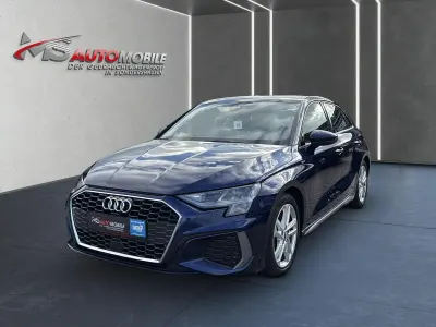 Używany Audi A3 S-Line 150 KM (110 kW) 2020 Niebieski Sedan/Limuzyna