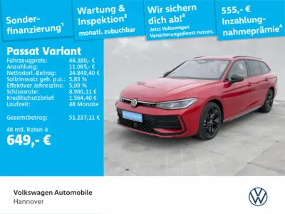 Brugt VW Passat R-line 177 HK (130 kW) 2025 Rød Stationcar