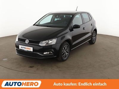 Gebraucht VW Polo Allstar 75 PS (55 kW) 2017 Schwarz Kleinwagen