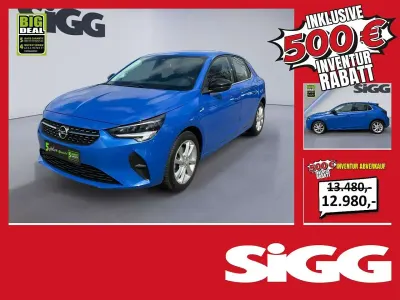 Gebraucht Opel Corsa Elegance 101 PS (74 kW) 2023 Perl blau/voltaik blau Kleinwagen