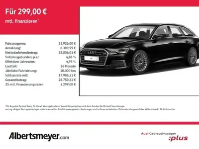 Second-hand Audi A6 Design 150 CP (110 kW) 2022 Negru Break